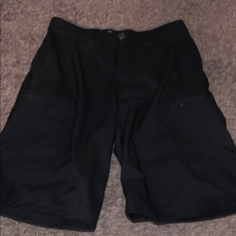 boys black shorts
